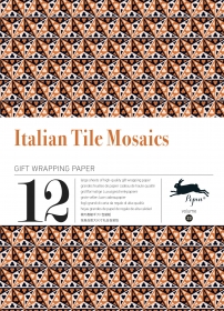 Gift Wrapping Paper Book. Italian Tile Mosaics