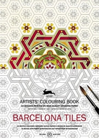 Artists' Colouring Book. Barcelona Tiles