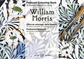 Postcard Colouring Books. William Morris