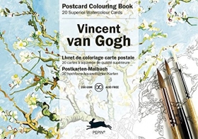 Postcard Colouring Book. Van Gogh