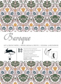 Gift Wrapping Paper Book. Baroque