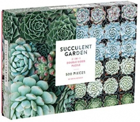 Succulent Garden. 2-Sided 500 Piece Puzzle